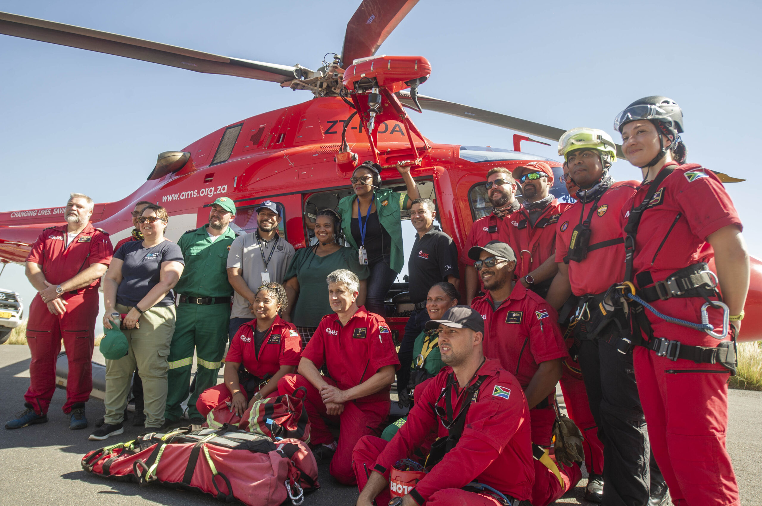 Prof. Nomafrench Mbombo observes mountain rescue exercise & reports back on festive season impact in the Western Cape